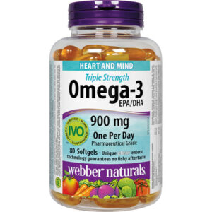 Webber Naturals Triple Strength Omega-3 EPA/DHA - 900mg